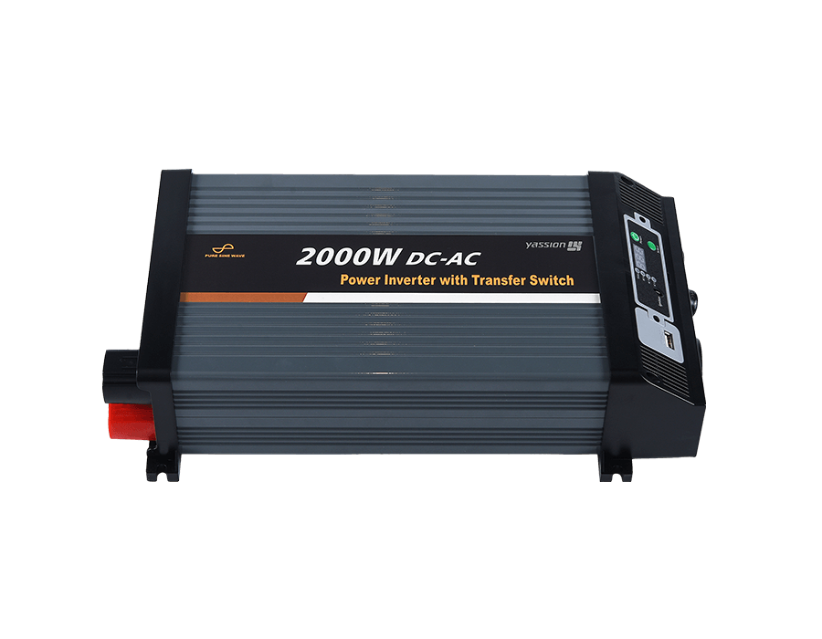 Inverter murni 2000W dengan transfer (layar yang dapat dilepas)