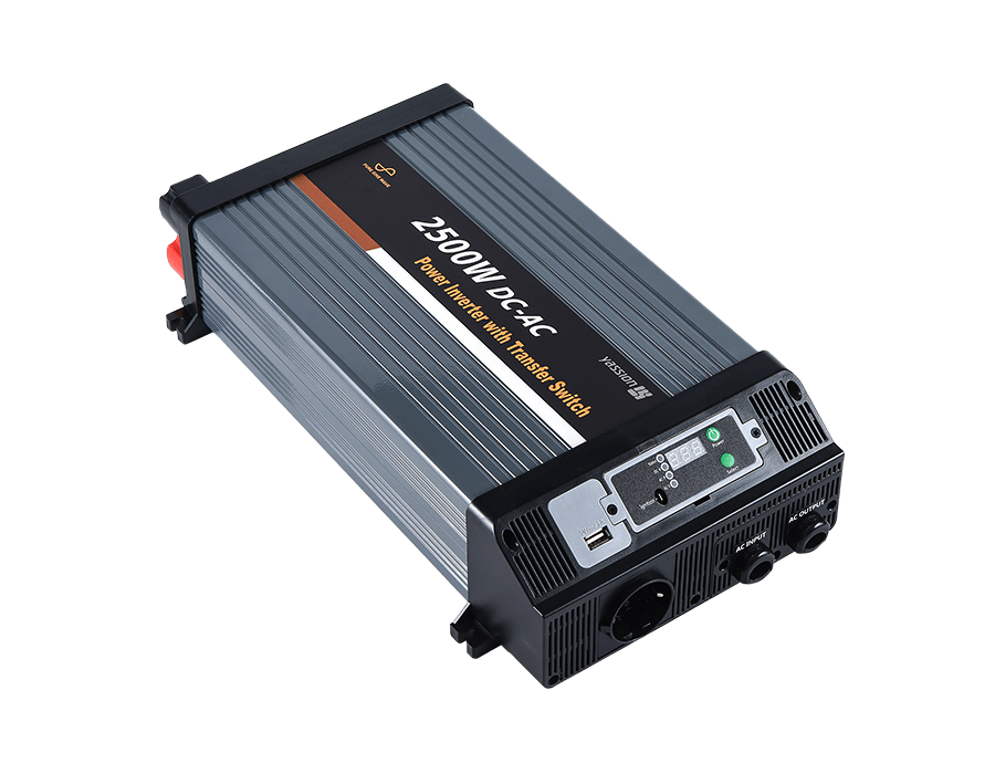 Inverter murni 2500W dengan transfer (layar yang dapat dilepas)