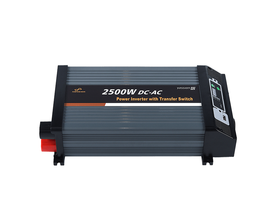 Inverter murni 2500W dengan transfer (layar yang dapat dilepas)